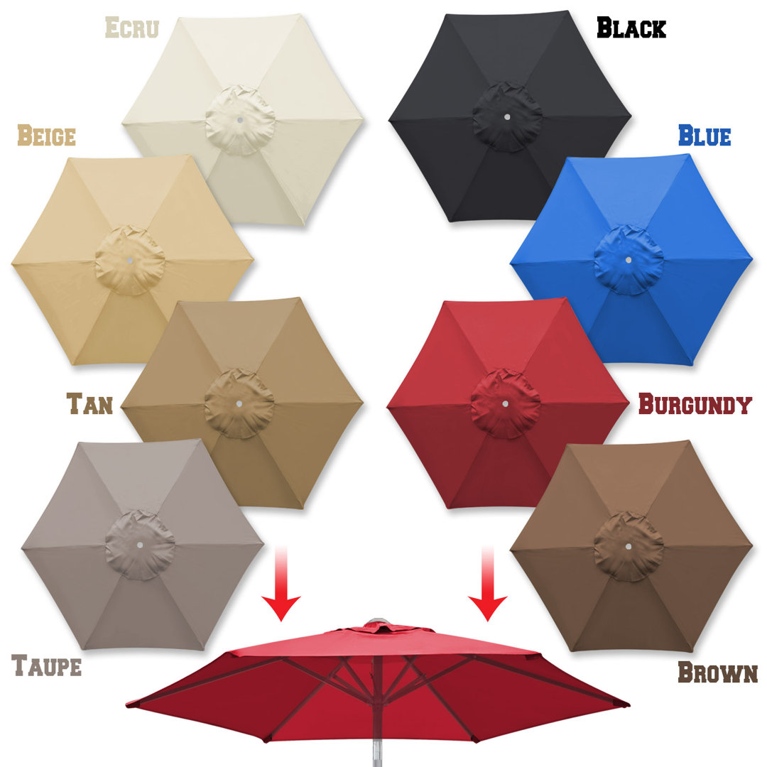 7 Ft. W x 7 Ft. D Replacement Umbrella Cover
